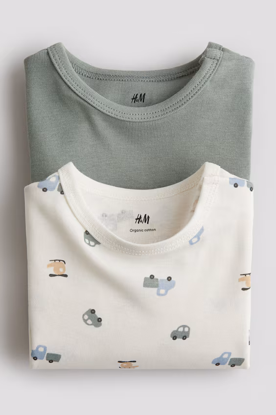 Набор из 2 комбинезонов с длинными рукавами