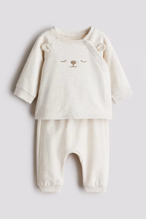 Набор из двух предметов с принтами из хлопка