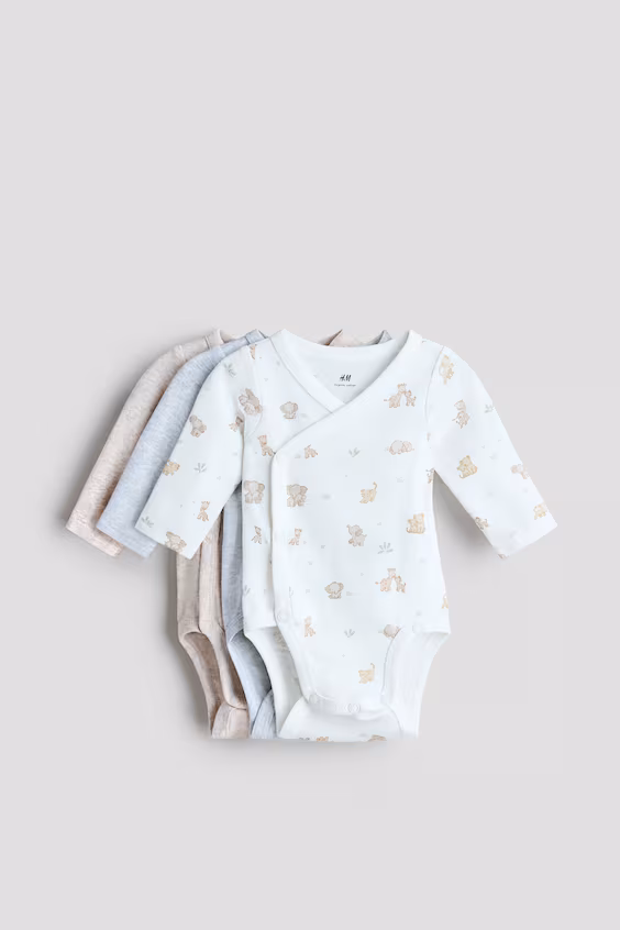 Пачка из 3 трацерных боди