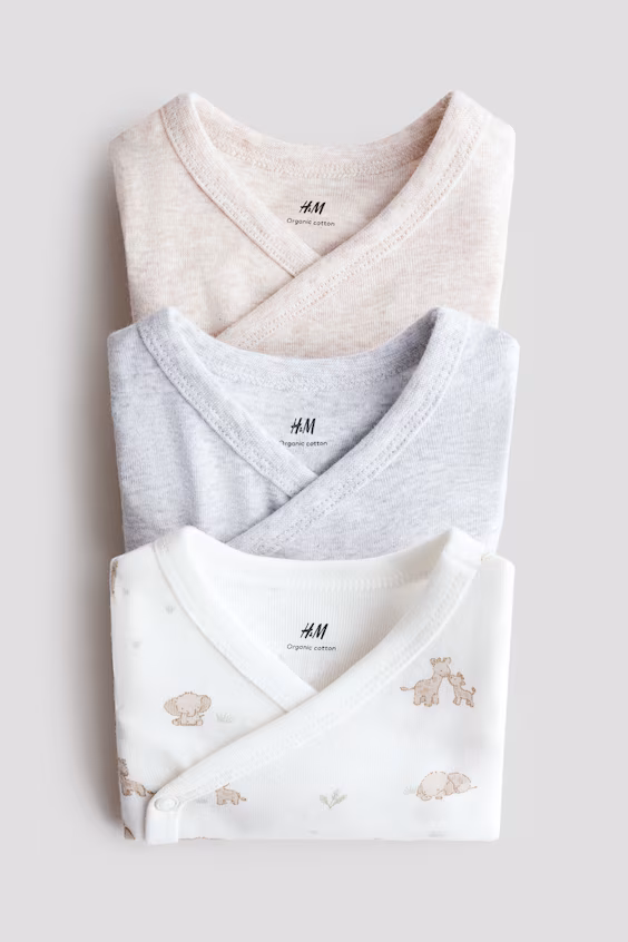 Пачка из 3 трацерных боди