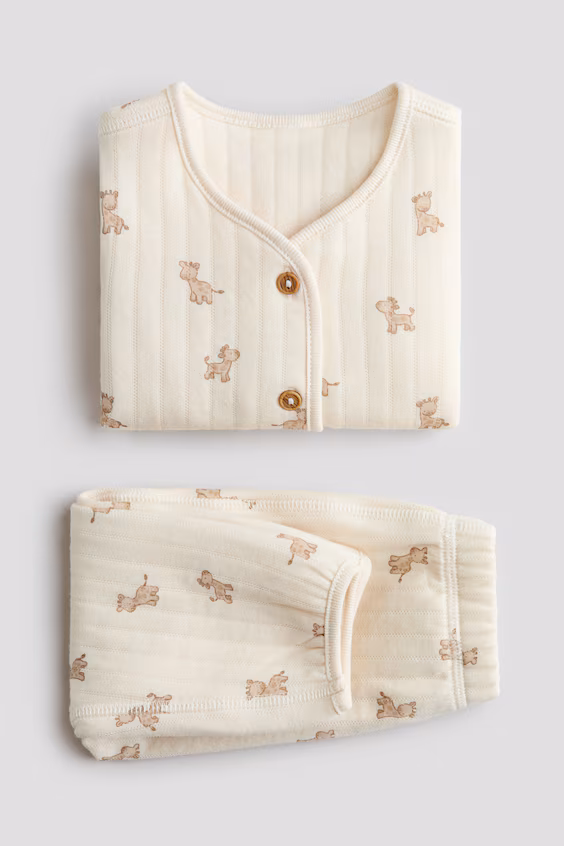 Комплект из 2 предметов из стежаного джерси