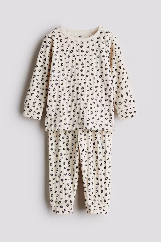 Комплект из рубчикового хлопкового костюма