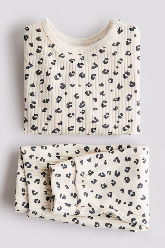 Комплект из рубчикового хлопкового костюма