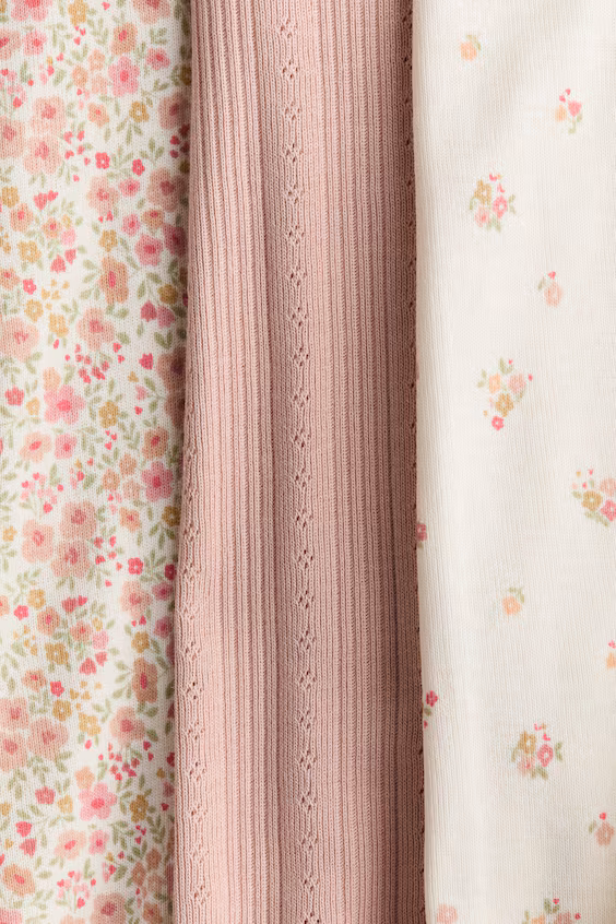 Набор из 3 леггинсов из хлопка