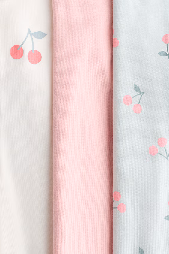 Набор из 3 пижам с застёжкой-молнией на всё тело