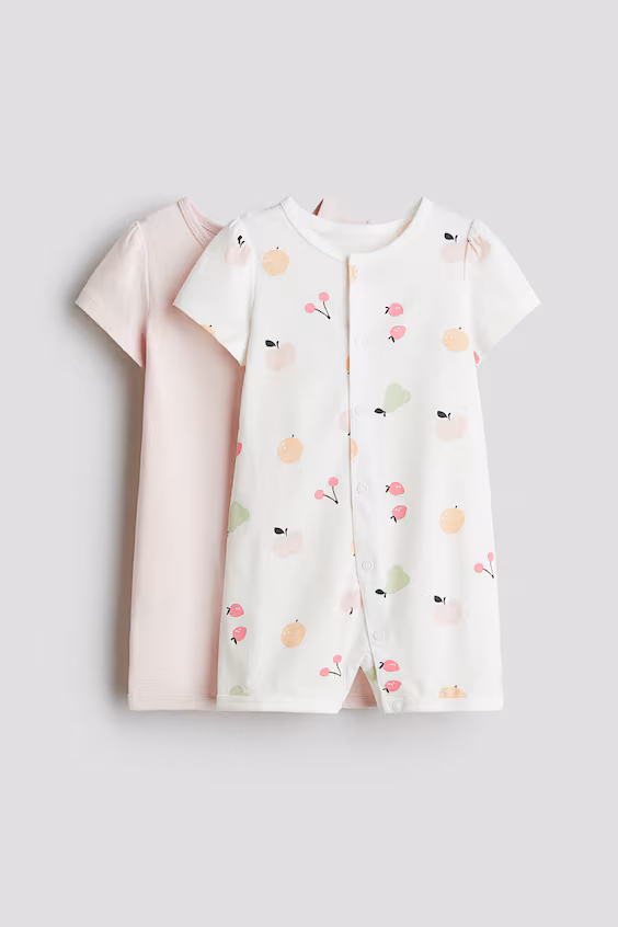 Пижама из 2-х штук на все тело из хлопка