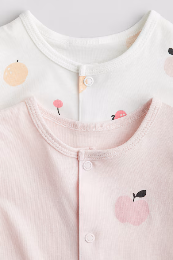 Пижама из 2-х штук на все тело из хлопка