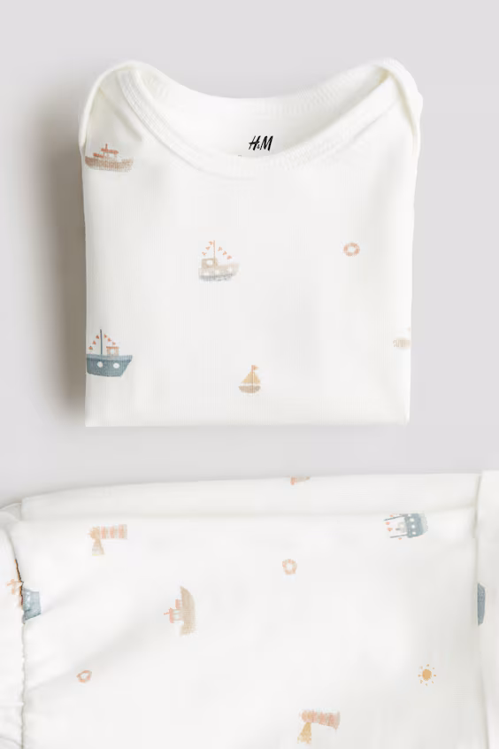 Комплект из 2 предметов из хлопка