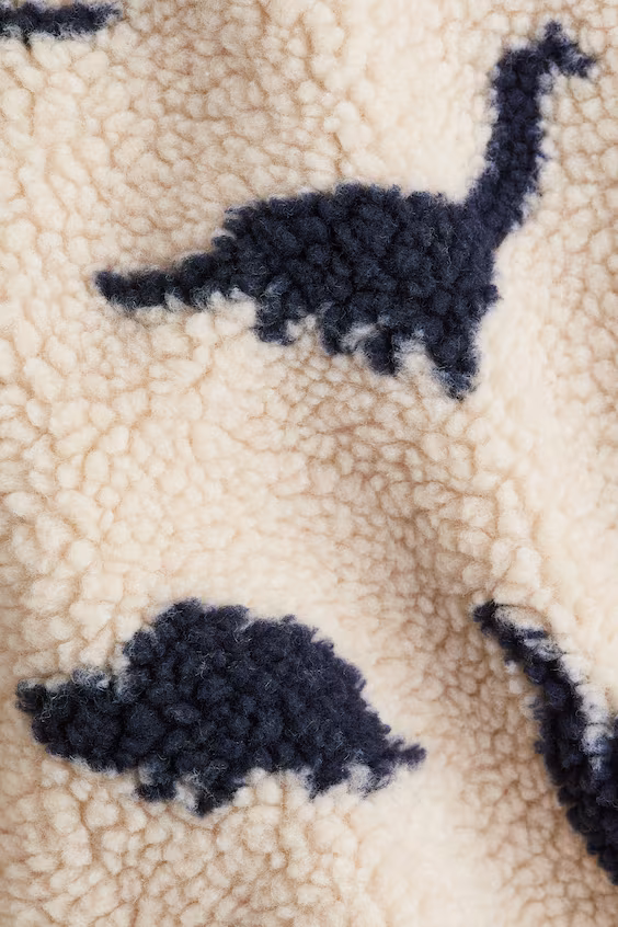 Утепленный пальто с узором из мягкого меха