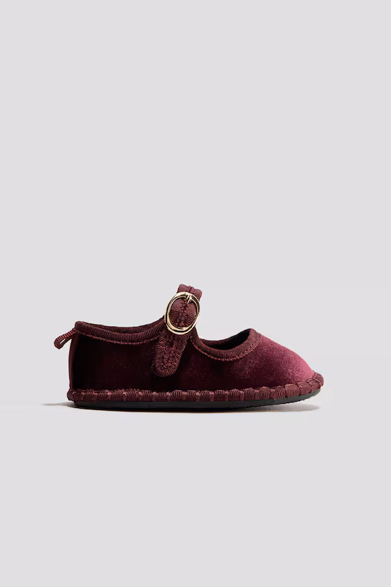 Вельветовые балетки