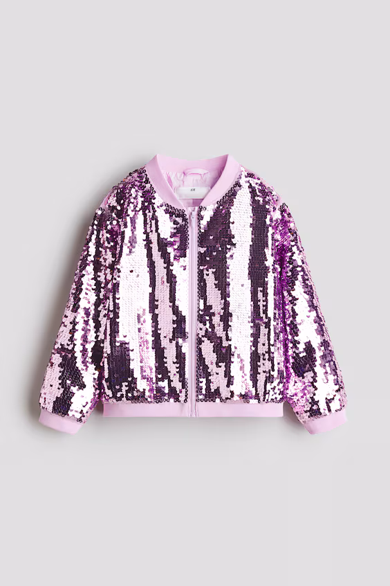 Куртка с пайетками