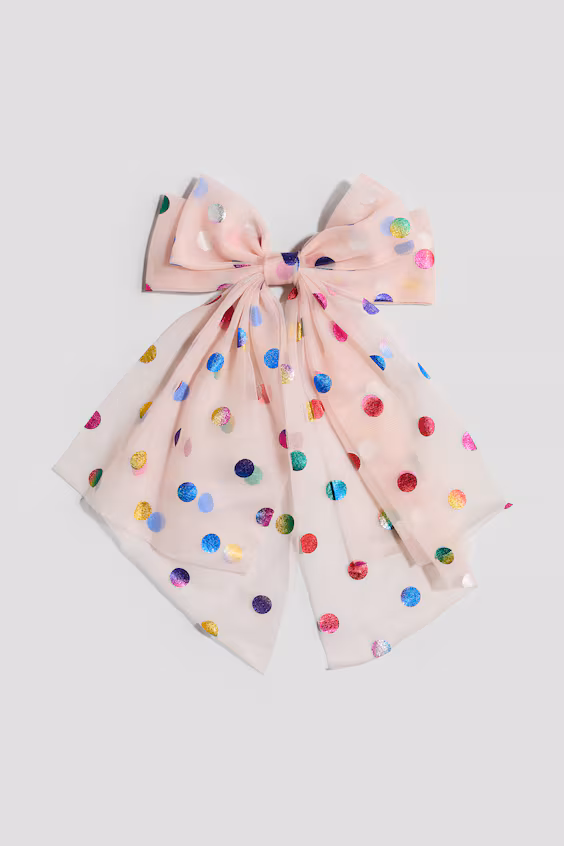 Заколка для волос с бантом