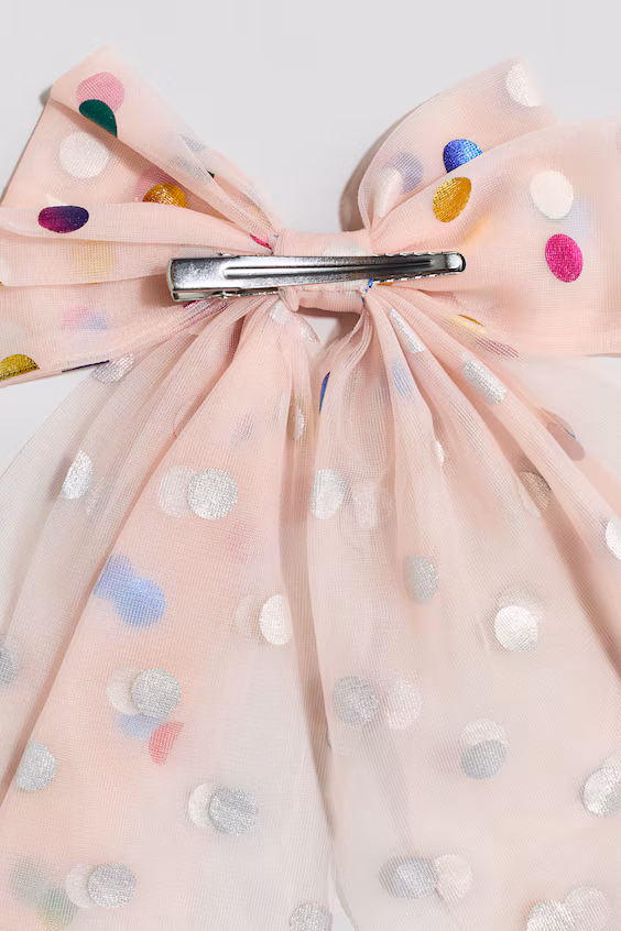 Заколка для волос с бантом