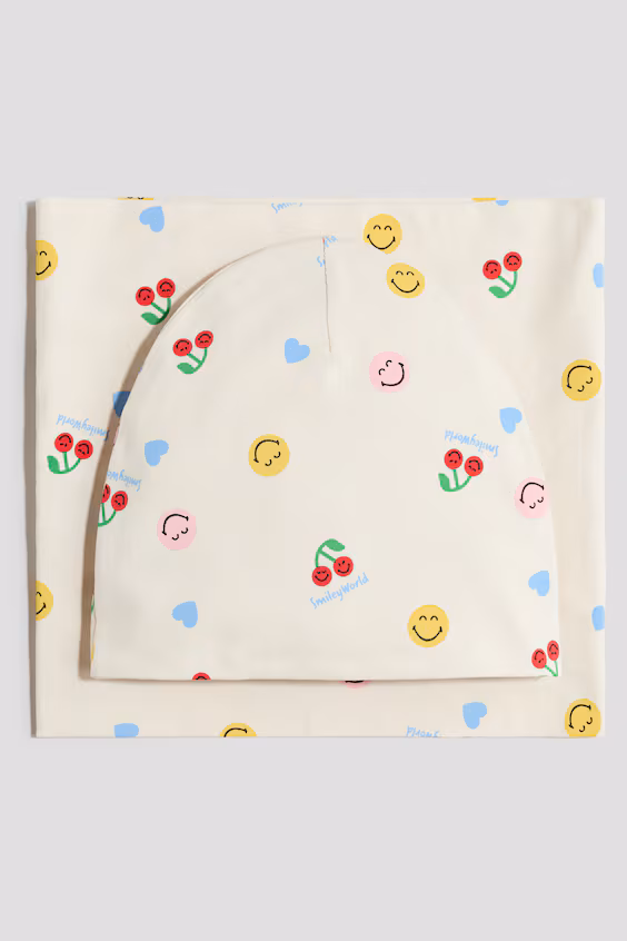 Набор шапка и тубулярный шарф