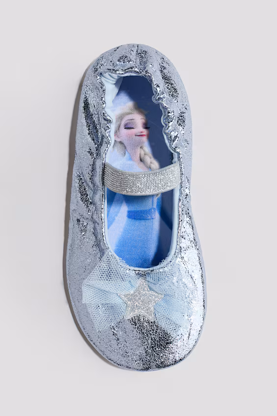 Сапоги балетки с блеском