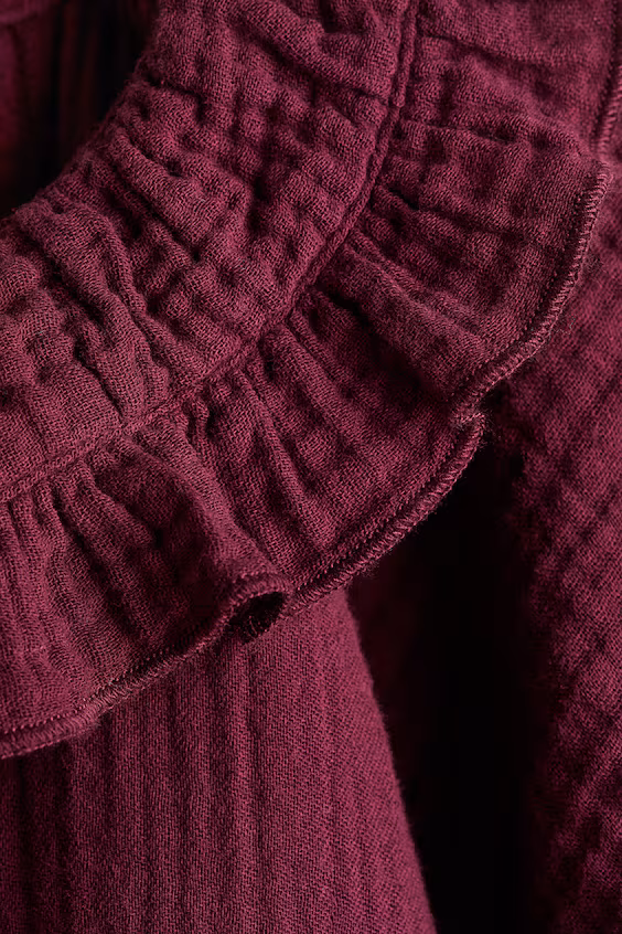 Платье из хлопковой муселина