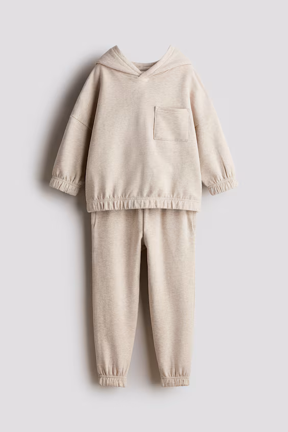 Костюм из 2 предметов из хлопкового мольтона