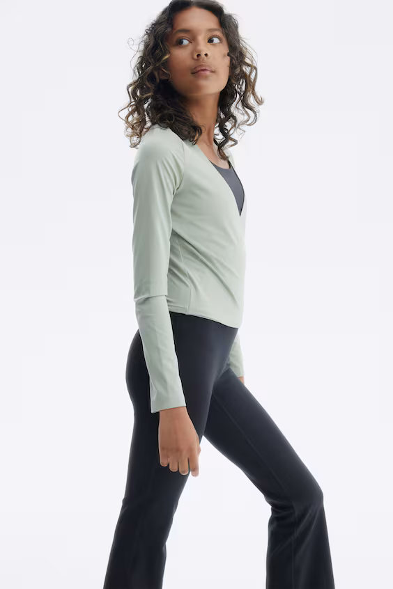 Леггинсы де спорт эвазэ ком softmove™