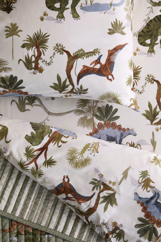 Льняная простынь с узором из хлопка