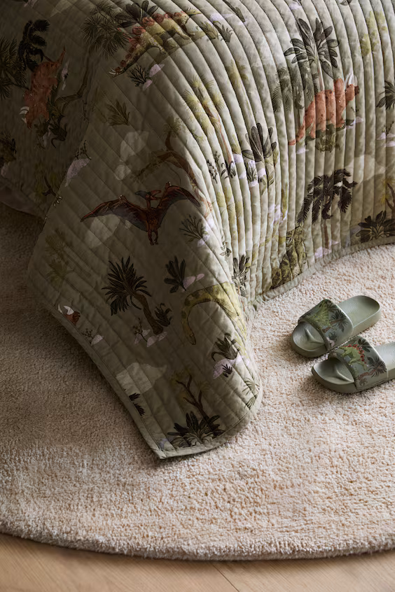 Одеяло из хлопка с лосиным узором