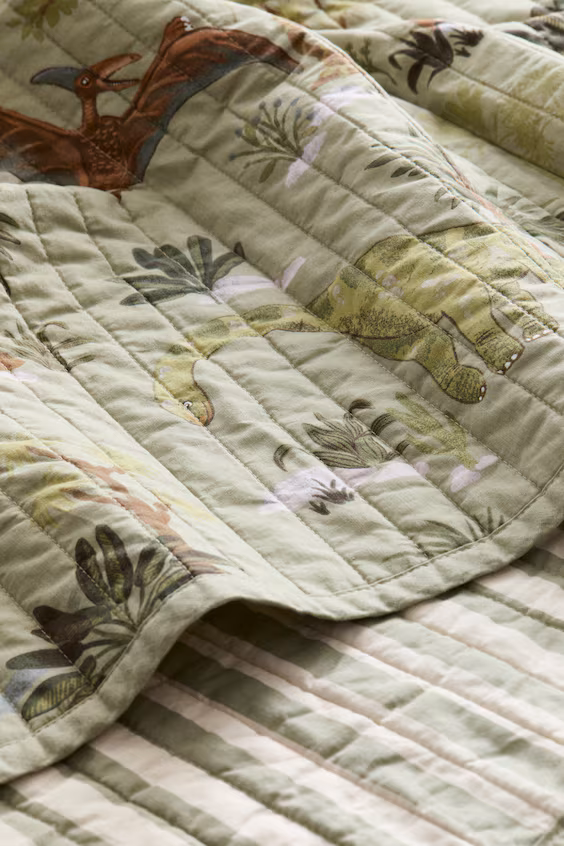 Одеяло из хлопка с лосиным узором