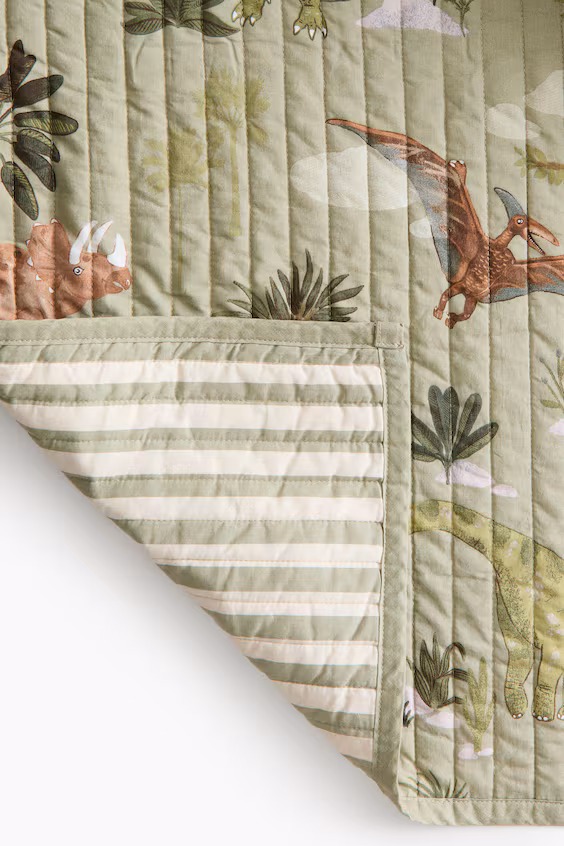 Одеяло из хлопка с лосиным узором