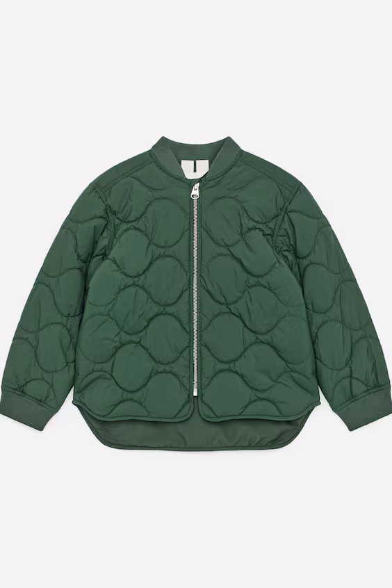 Стеганый пальто