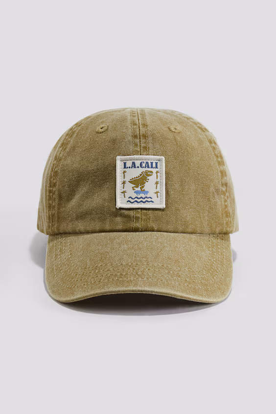 Бейсболка из хлопкового холста