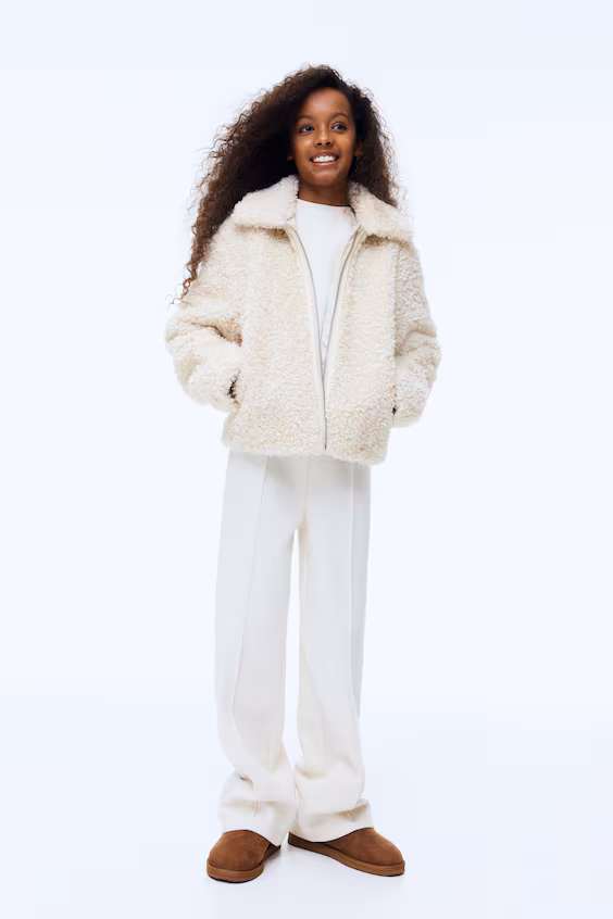 Плюшевый пальто