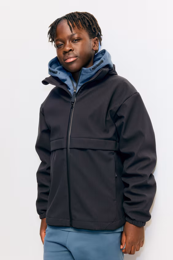 Куртка-софтшелл с водоотталкивающей пропиткой h&m