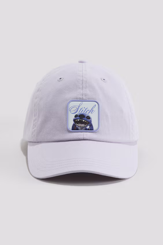 Кепка из хлопковой ткани с узором