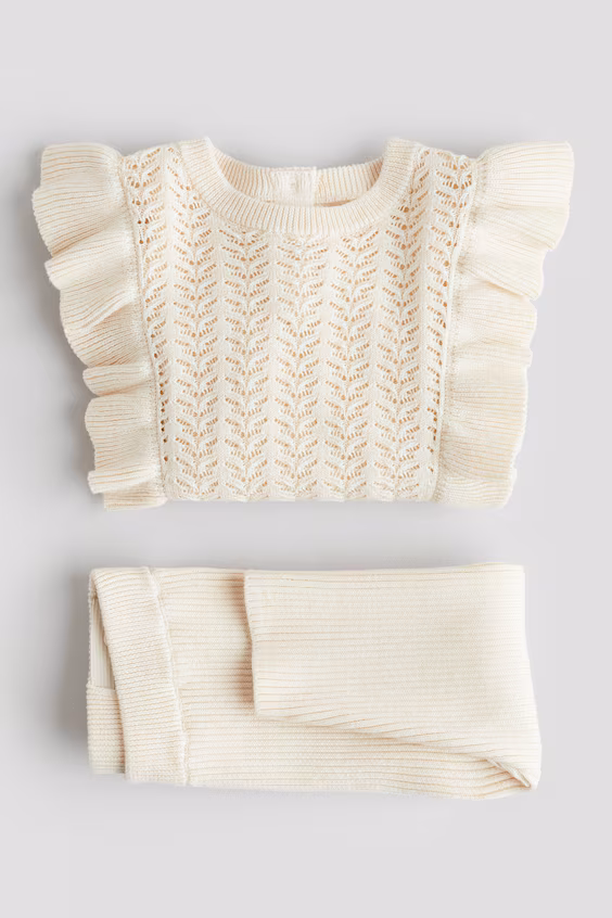 Двухштучный костюм из хлопковой ткани