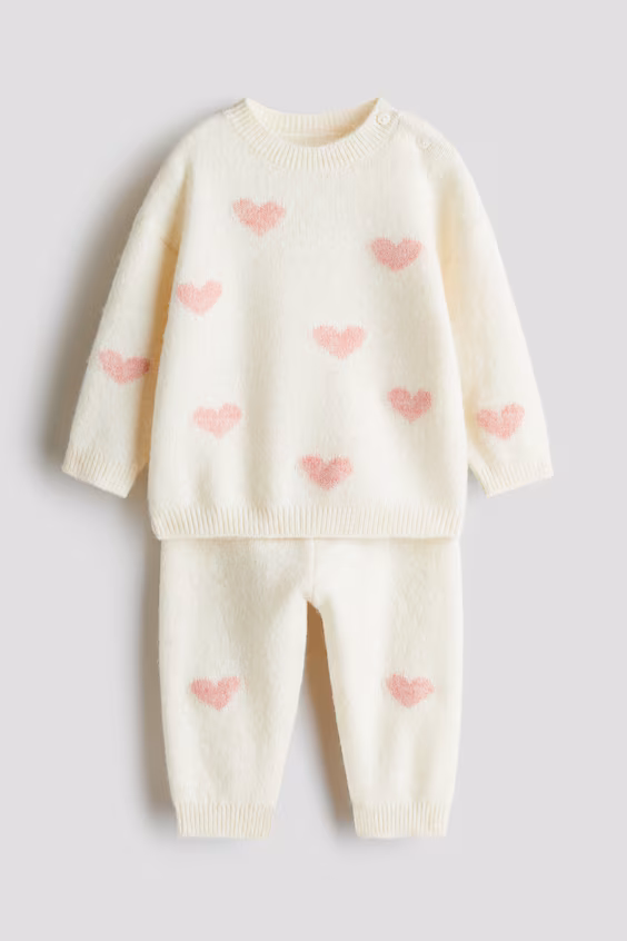 Комплект из 2 предметов из трикотажа