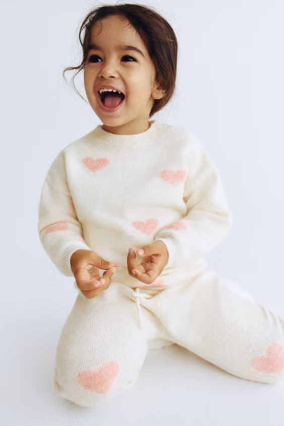 Комплект из 2 предметов из трикотажа