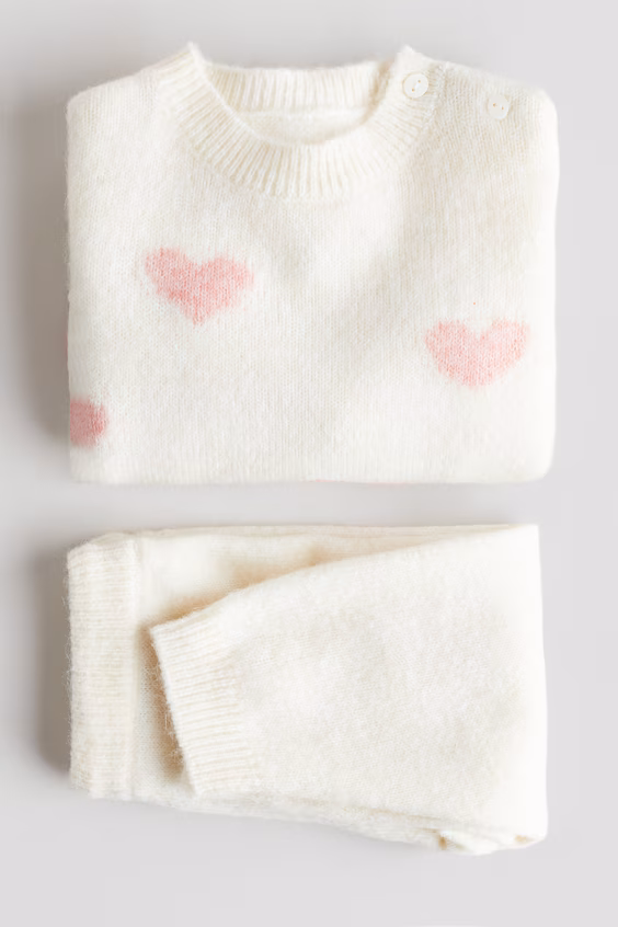 Комплект из 2 предметов из трикотажа
