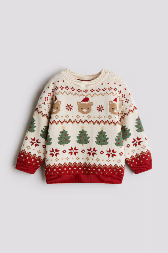 Джаккардовый свитер