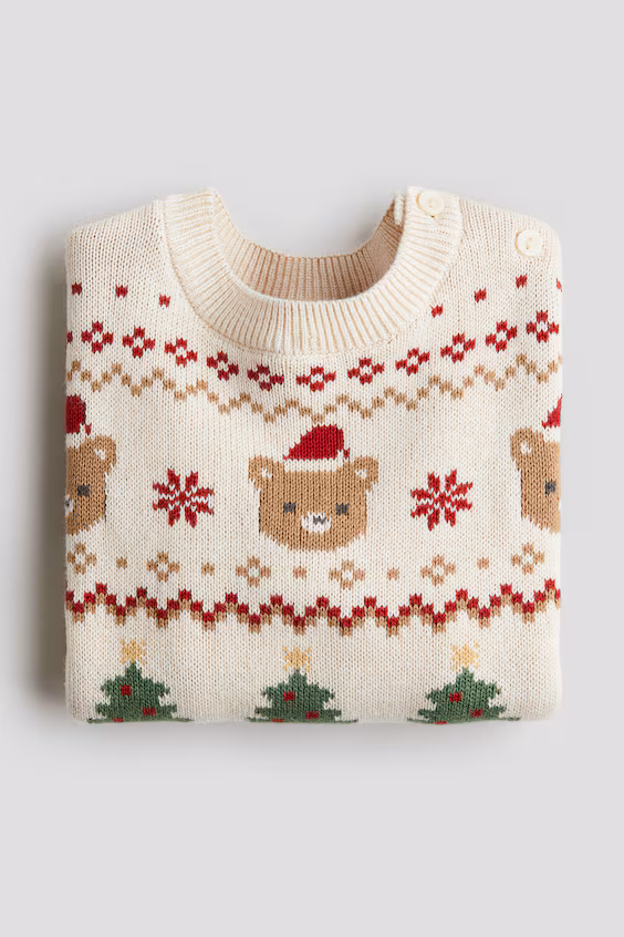 Джаккардовый свитер