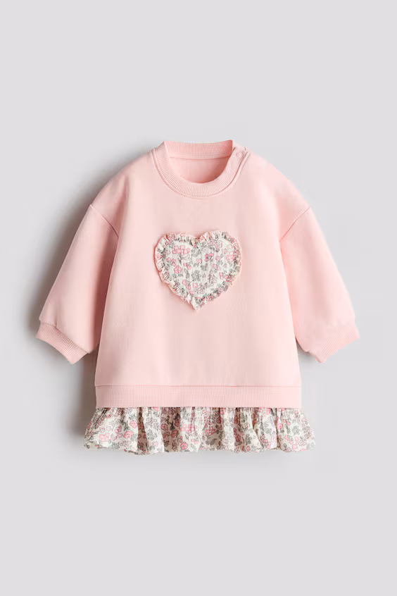 Платье-свитшот с аппликациями h&m