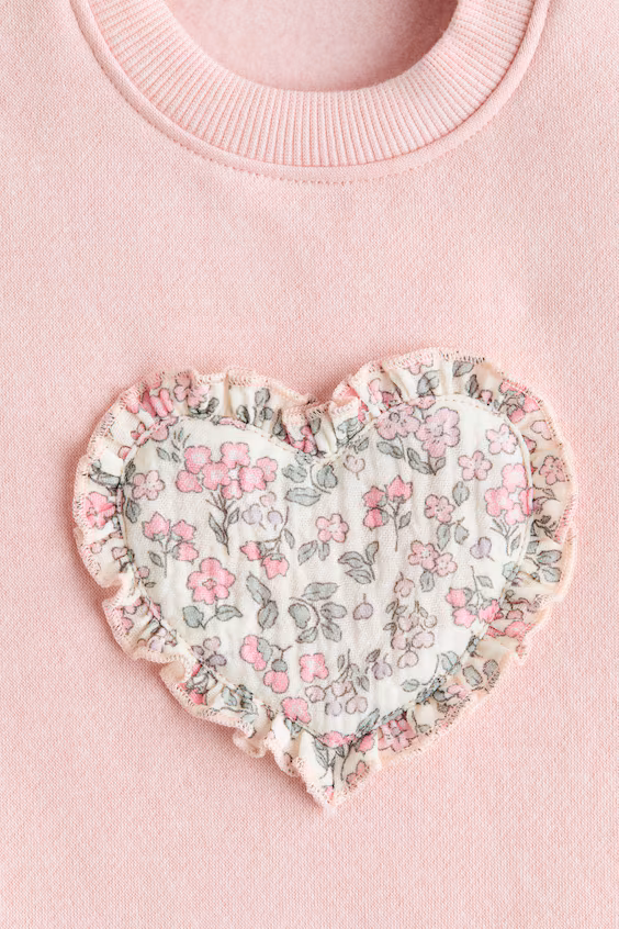 Платье-свитшот с аппликациями h&m