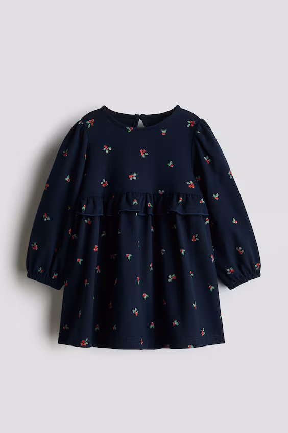 Платье из хлопка с принтом