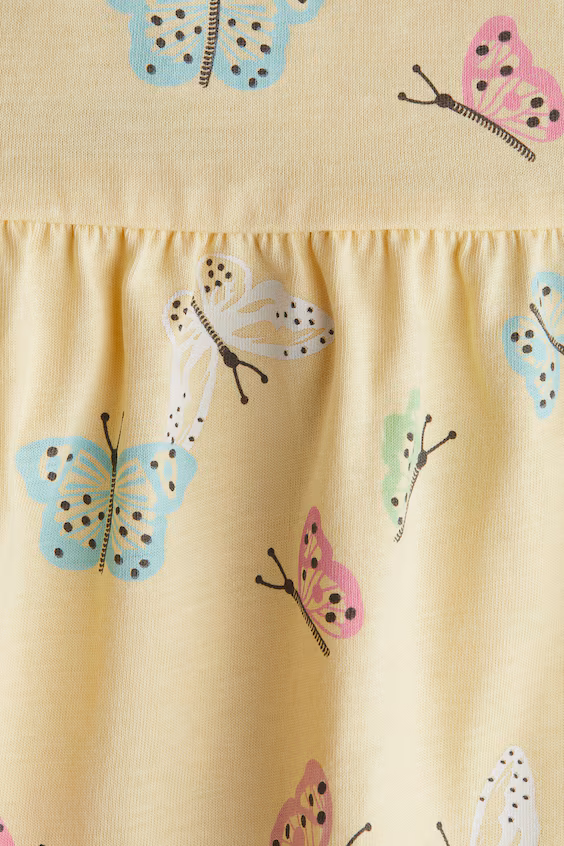 Платье из хлопка с принтом