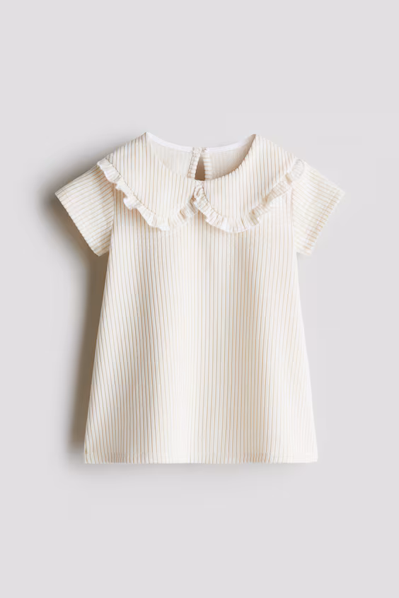 Платье прямого кроя с воротником