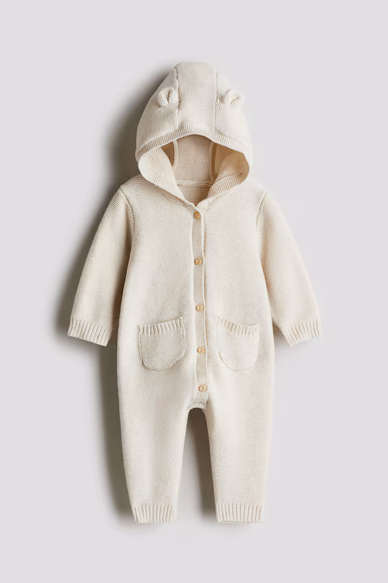 Комбинезон из хлопкового трикотажа