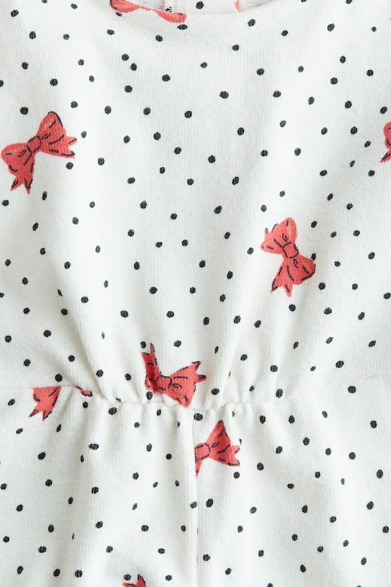 Комбинезон в цветочный узор