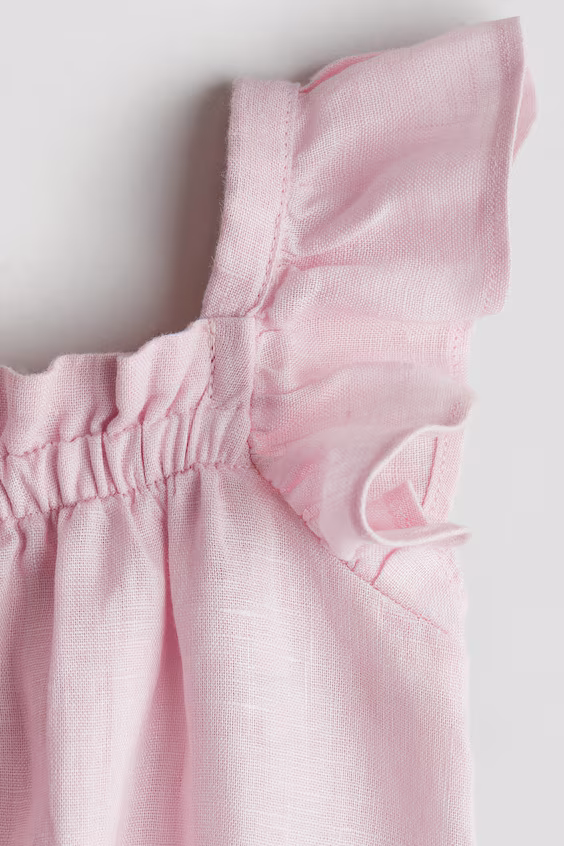 Льняной комбинезон