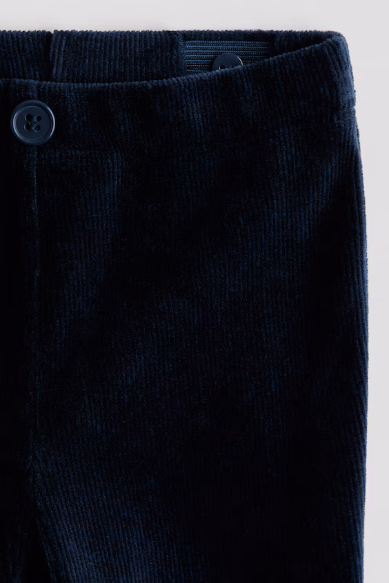 Леггинсы из вельветового рифленого материала