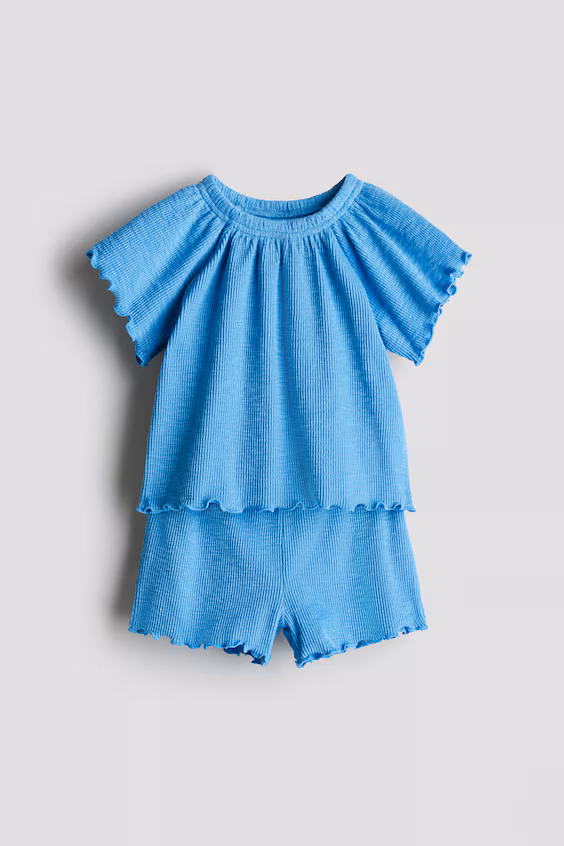 Комплект из 2 предметов из рубчикового джерси