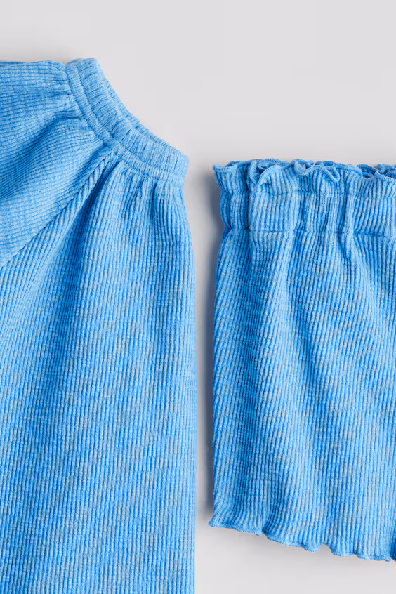 Комплект из 2 предметов из рубчикового джерси