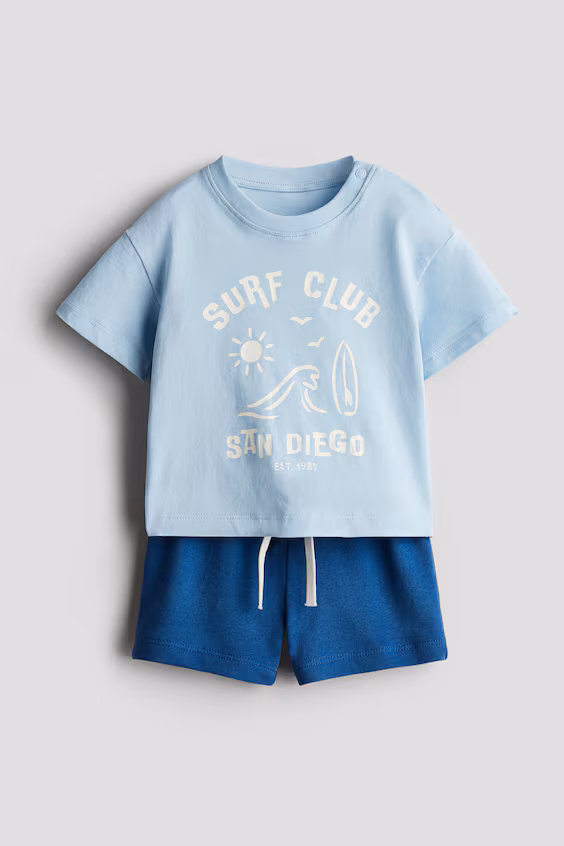 Набор из 2 хлопковых предметов одежды