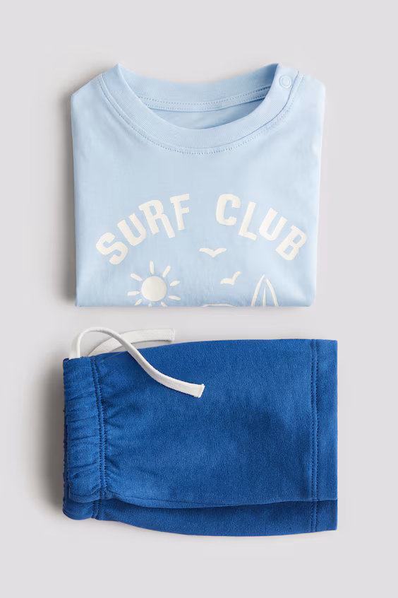 Набор из 2 хлопковых предметов одежды